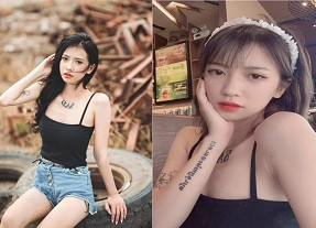 Cô gái hấp dẫn xăm trổ có cuộc địt nhau với anh trai cặc bự